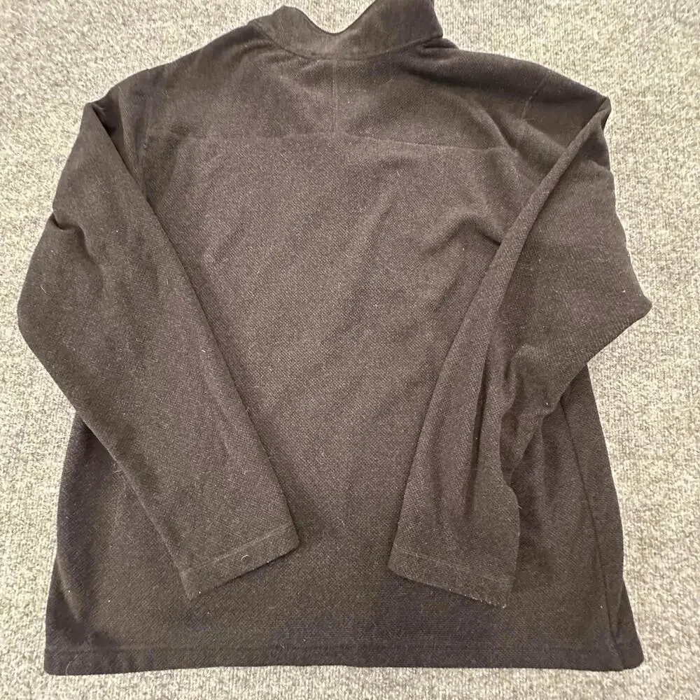 The North Face Men's Black‎ Fleece Quarter-Zip Jacket XL #360